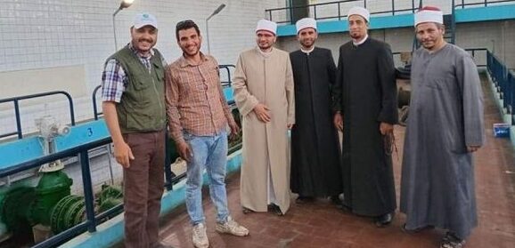 شركة مياه الشرقية تنظم زيارة ميدانية لأئمة الشرقية لمحطة مياه سنجها بكفر صقر