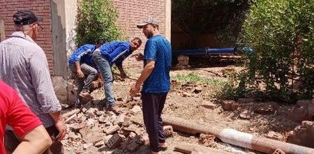محافظ الشرقية خلال زيارته لمحطة مياه بردين استقدام مولد ديزل لتشغيل المحطة