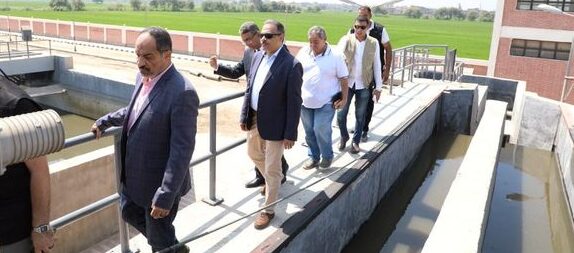 محافظ الشرقية يُتابع مشروع إنشاء محطه معالجة صرف صحي “دبيج ” بديرب نجم