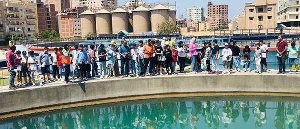مياه الشرقية  تُنظم زيارة ميدانية لطلاب مدرسة الإبراهيمية الرسمية للغات لمحطة مياه الزقازيق