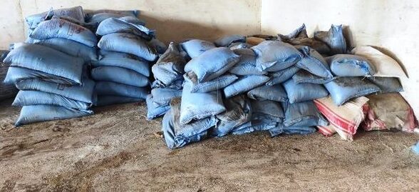 ضبط 8 طن أرز أبيض مجهول المصدر وغير صالح للإستهلاك داخل مضرب أرز بمركز فاقوس