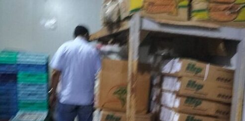 ضبط 12 طن مخصبات زراعية و 250 كيلو لحوم جميعهم سلع مجهولة المصدر بمركز بلبيس