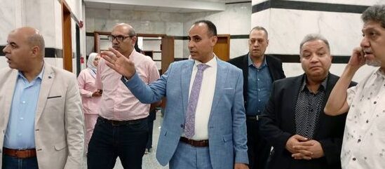 وكيل وزارة الصحة بالشرقية يتفقد سير العمل بمستشفى الرمد ومشروع المبنى الجديد بتكلفة ١٩٠ مليون جنيه