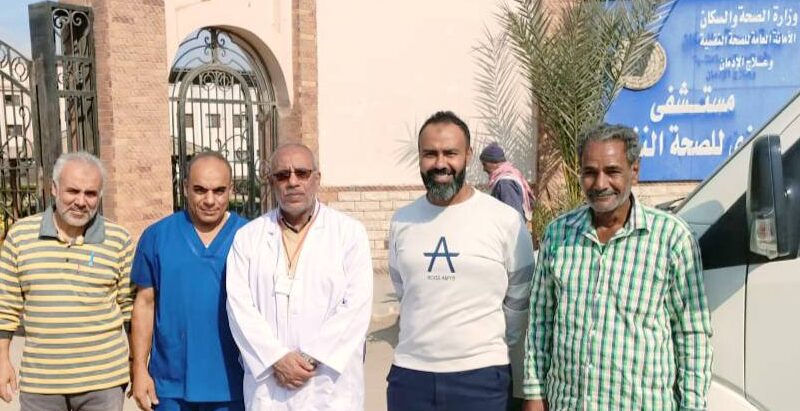 القوافل الطبية بصحة الشرقية تقدم الخدمة لمرضى مستشفى العزازي للصحة النفسية وعلاج الإدمان