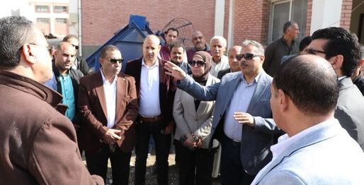 محافظ الشرقية يتفقد الأعمال النهائية بمحطة معالجة منشأه رضوان بمركز أبو كبير