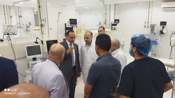 وكيل صحةالشرقية يتفقد أعمال التطوير بمؤسسة الصحفي الخيرية بالحميدية بمنيا القمح