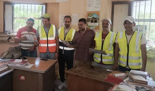 مياه الشرقية تطلق حملات توعية وطرق ابواب واستطلاعات لرأي المواطنين بمدينة بأبو حماد