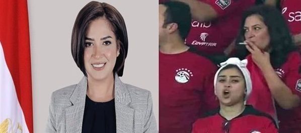 أميرة العادلي عن تدخينها في مباراة الكاميرون: «أيوة دي أنا.. ومش مهتمة بالموضوع»