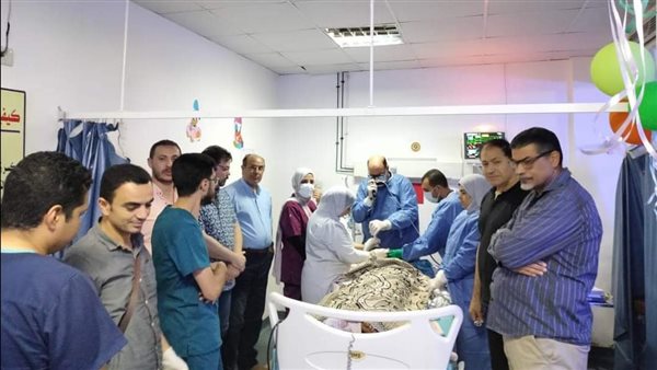 استخراج طمي وأجسام غريبة من رئة الطالبة المصابة في حادث ترعة السلام بدمياط