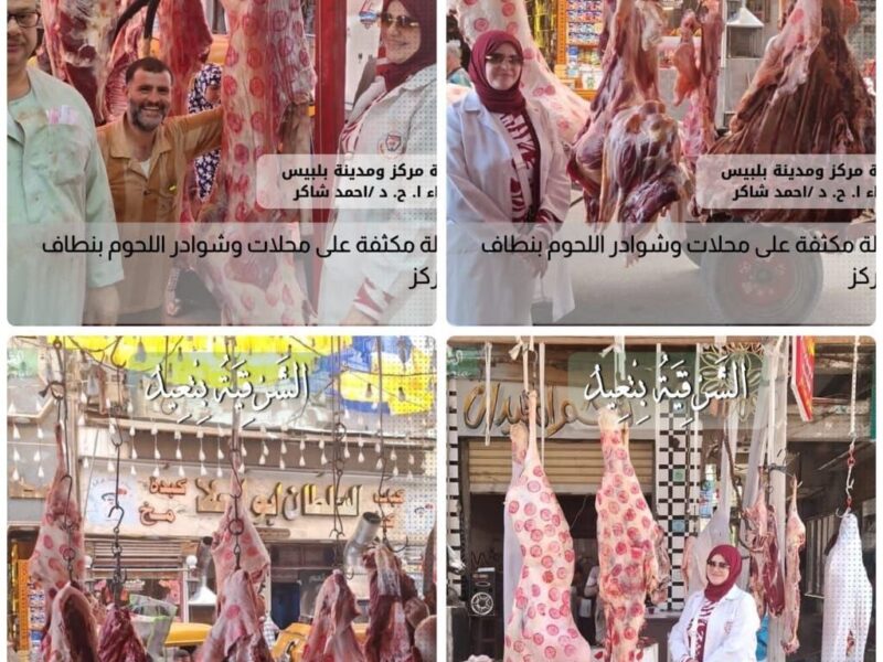 محافظ الشرقية: تكثيف الحملات الرقابية على المجازر وشوادر بيع اللحوم استعداداً لعيد الأضحى المبارك