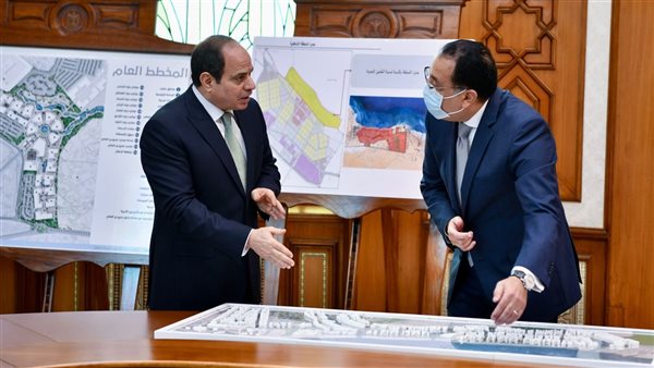 الرئيس السيسي يجتمع مع مدبولي لمتابعة الموقف التنفيذي لعدد من المشروعات القومية