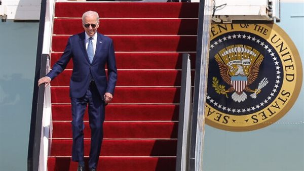 الرئيس الأمريكي جو بايدن يصل إلى إسرائيل