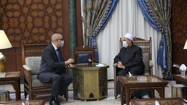 شيخ الأزهر يستقبل وزير الإسكان