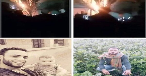 إشعال النيران في منزل قاتل نسيبه  بقرية منشأة الأميرمركز أولاد صقر