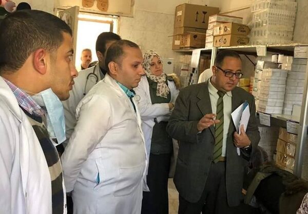 صحة الشرقية : زيارة إشرافية من وزارة الصحة والسكان لمستشفي الصدر بالزقازيق