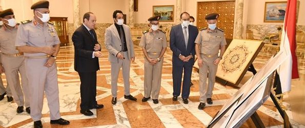 بالصور.. الرئيس السيسي يتابع الموقف الإنشائي لعدد من مشروعات الهيئة الهندسية