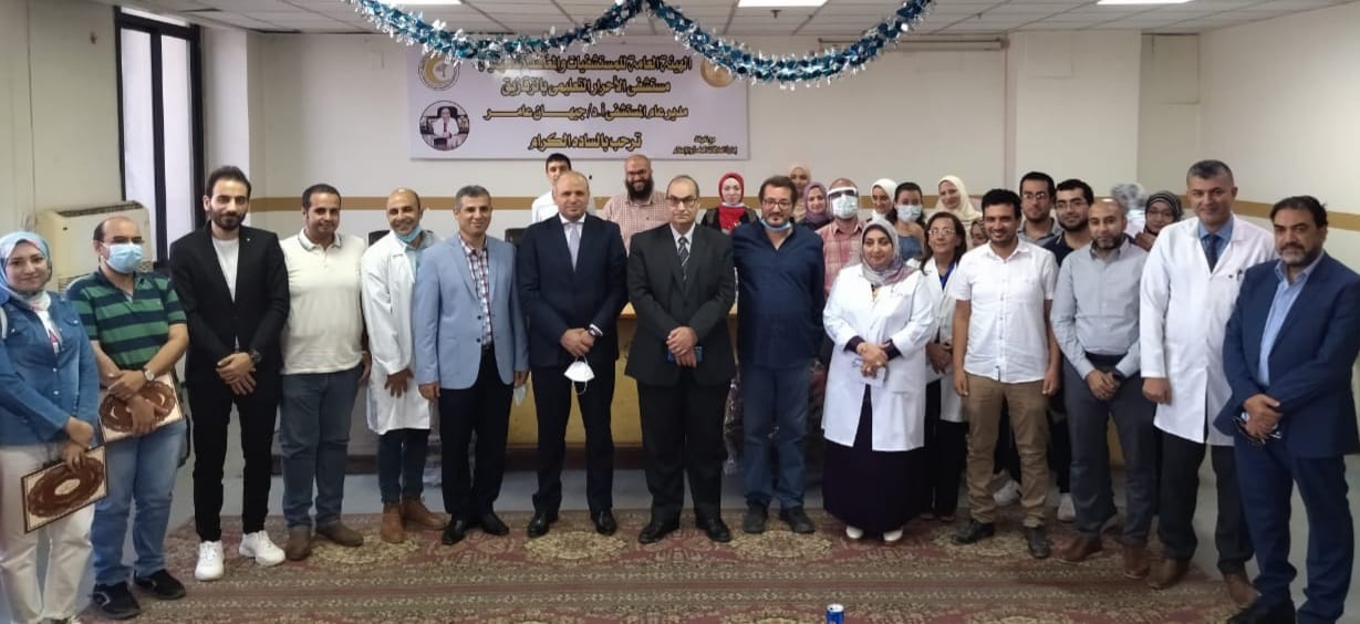 رئيس الهيئة العامة للمستشفيات والمعاهد التعليمية:يتفقد مستشفى الأحرار