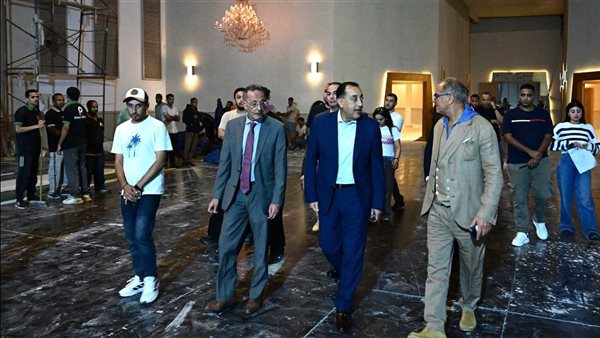 جولة ليلية لرئيس الوزراء لمتابعة الترتيبات النهائية للاحتفال الرسمي بافتتاح المتحف الكبير