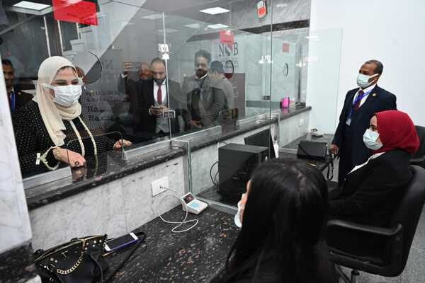 القباج تفتتح فرع طيبة لبنك ناصر الاجتماعي بمحافظة الأقصر