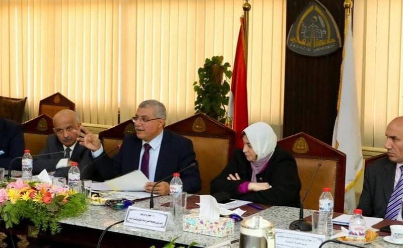 مجلس جامعة الزقازيق يهنىء فخامة الرئيس السيسى والشعب المصرى بمناسبة قرب حلول شهر رمضان المبارك