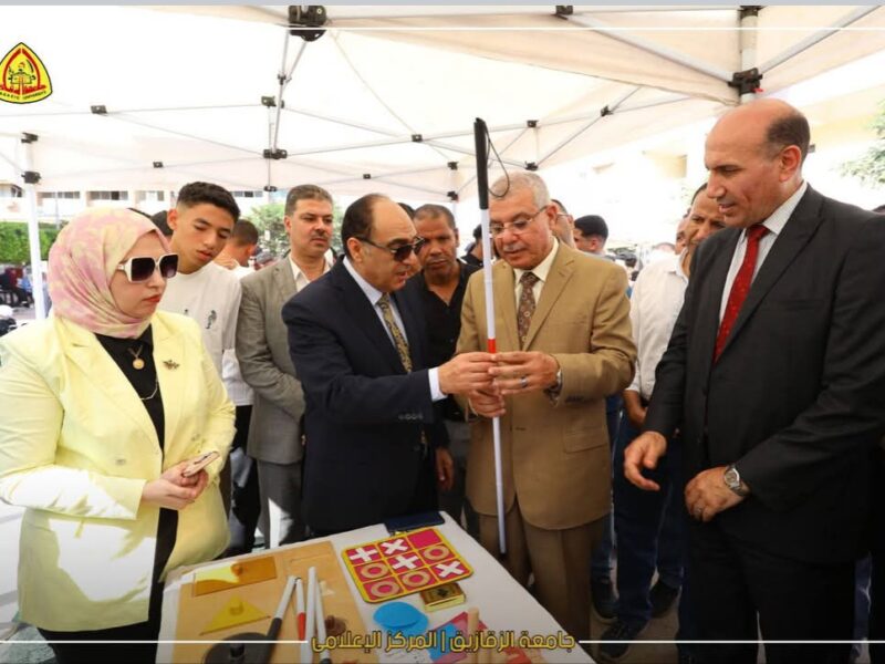رئيس جامعة الزقازيق يشهد فعاليات المبادرة الرئاسية “تمكين” لدعم ودمج الطلاب من ذوي الهمم