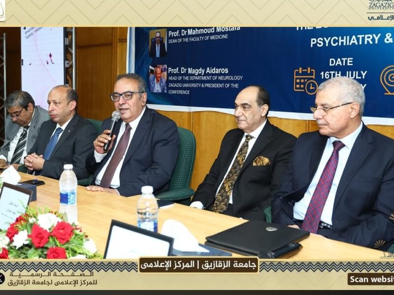 رئيس جامعة الزقازيق يشهد إنطلاق مؤتمر CONy ZAG 2026 لأمراض المخ والأعصاب بكلية الطب