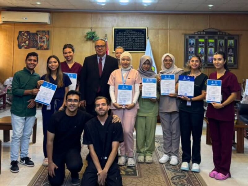 ختام فعاليات برنامج التبادل الطلابي الدولي بكلية الطب البشري جامعة الزقازيق 