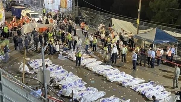 ارتفاع قتلى حادث تدافع الحفل الديني الإسرائيلي إلى 44 قتيلا