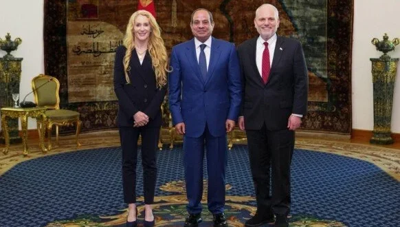 الرئيس السيسي يؤكد أهمية التسوية العادلة للقضية الفلسطينية خلال استقباله وفد المنظمات اليهودية الأمريكية