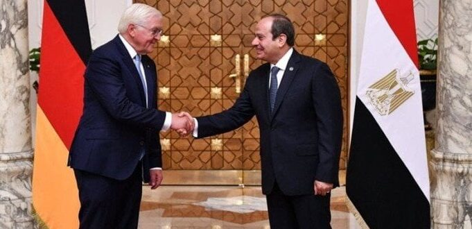 رئيس ألمانيا يشكر الرئيس السيسي على جهود مصر لإيقاف الحرب في غزة