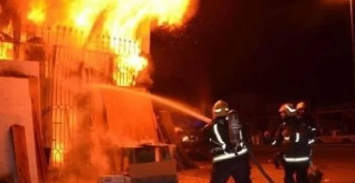 إصابة شخصين في حريق شقة بمدينة العاشر من رمضان