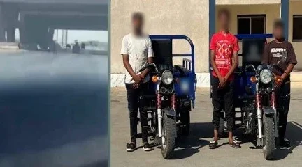 القبض على المتهمين بأداء حركات استعراضية بتروسيكل في الشرقية