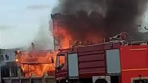 السيطرة على حريق بمطعم مأكولات بمدينة مشتول السوق