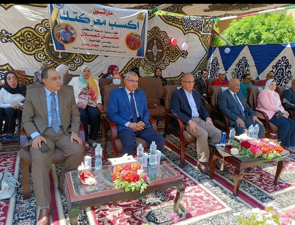 رئيس جامعة الزقازيق يشارك فى فعاليات ماراثون”اكسب معركتك” بكلية علوم ذوى الإعاقة