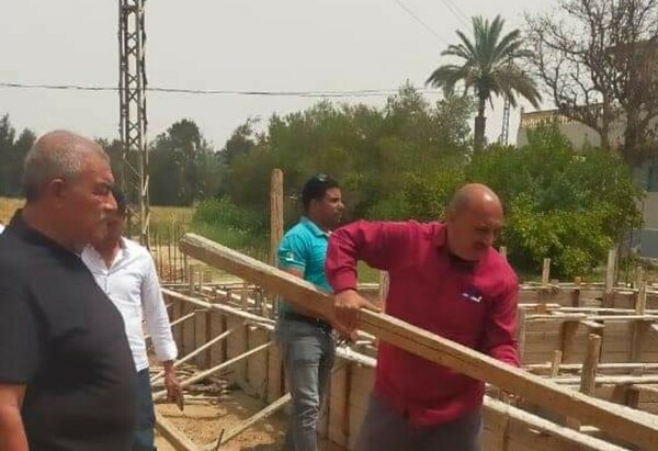 رئيس مدينة بلبيس يزيل تعدى على الأرض الزراعية بمساحه ١٢٥ متر بالوحدة المحلية غيتة