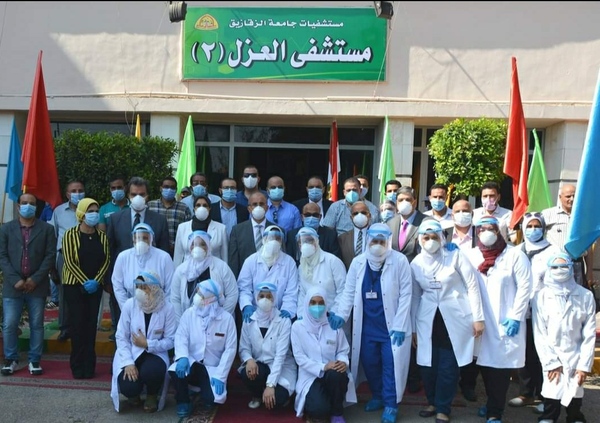 المدير التنفيذي لمستشفيات جامعة الزقازيق يهنئ أعضاء هيئة التمريض بمصر بمناسبة اليوم العالمى للتمريض