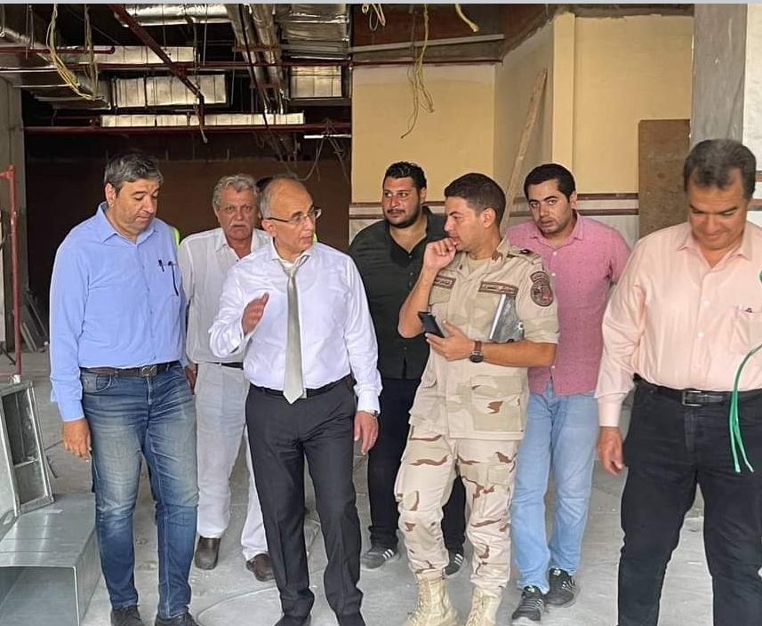 رئيس جامعة الزقازيق يتفقد مستشفى الطوارىء الجارى أنشاؤه والتابع لمستشفيات الجامعة