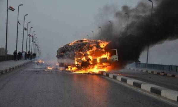 «البترول» تكشف أسباب انفجار سيارة محملة بأسطوانات البوتاجاز بطريق الإسماعيلية