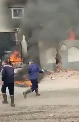السيطرة على حريق مصنع غزل ونسيج في العاشر من رمضان