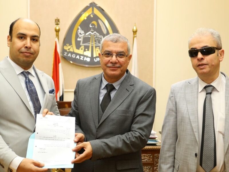 رئيس جامعة الزقازيق يصدر قرار بتعيين د.أ حمد دهشان وكيلاً لكلية الحقوق لمدة ثلاث سنوات