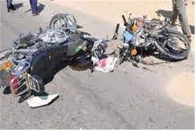إصابة شخص في حادث تصادم بين دراجتين بخاريتين في بلبيس .